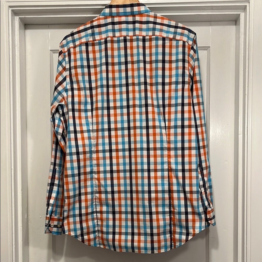 Banana Republic Men's Multicolor Checkered Shirt - Picture 3 of 4